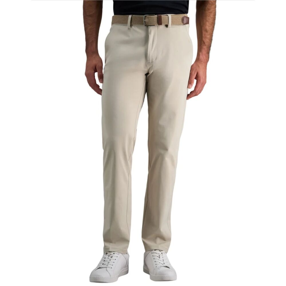 NWT Kenneth Cole Reaction Techni-Cole Performance Pants - Tan 36X30 Modern Fit